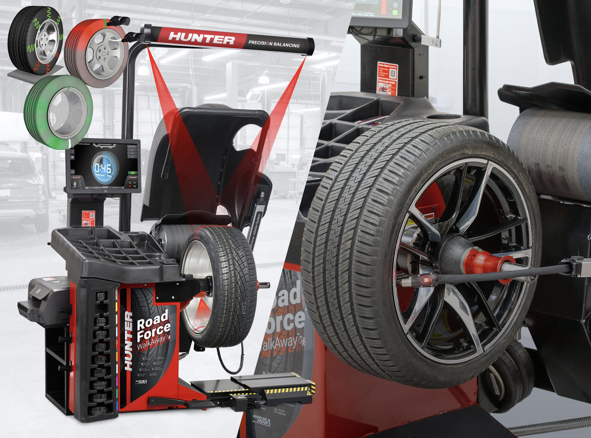 The Future of Wheel Service Is Here: Hunter’s New Road Force® Wheel ...